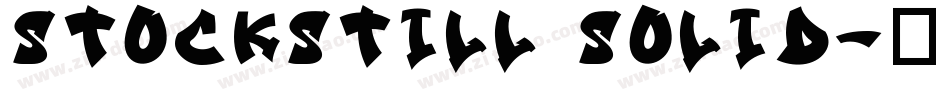 Stockstill Solid字体转换